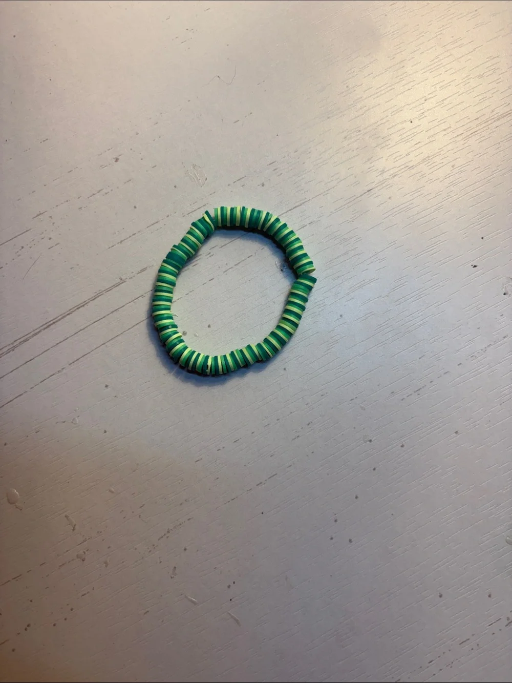 Green Striped Kids Bracelet - Unbranded